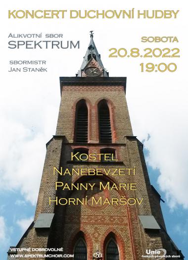 Pozvánka na koncert 20.8.2022