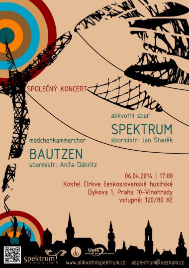 Overtone choir Spektrum - invitation to concert 6.4.2014